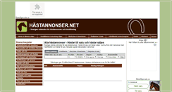 Desktop Screenshot of hastannonser.net